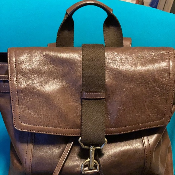 Coach Backpack Deep Brown - Picture 3 of 12